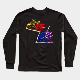 Neon Ninjas (best on black) Long Sleeve T-Shirt